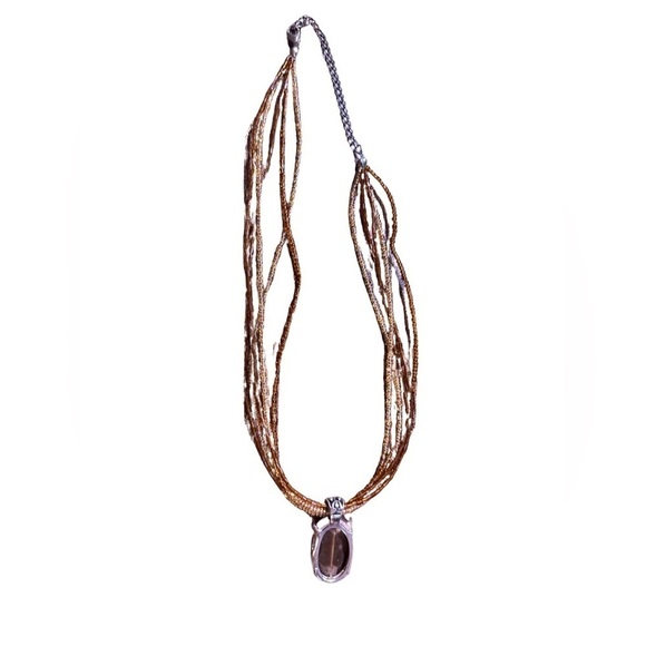 Jewelry - Brown & Tan Necklace 🟤 (Used - Good Condition) ✨